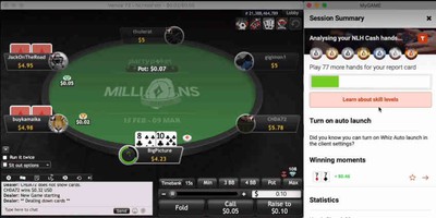 MyGame Whiz：PartyPoker Ontario 的个人扑克训练工具