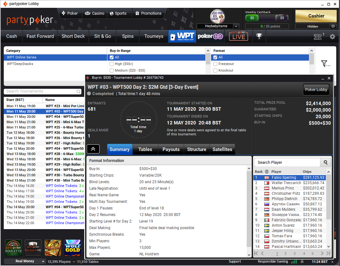 Party poker nj support center