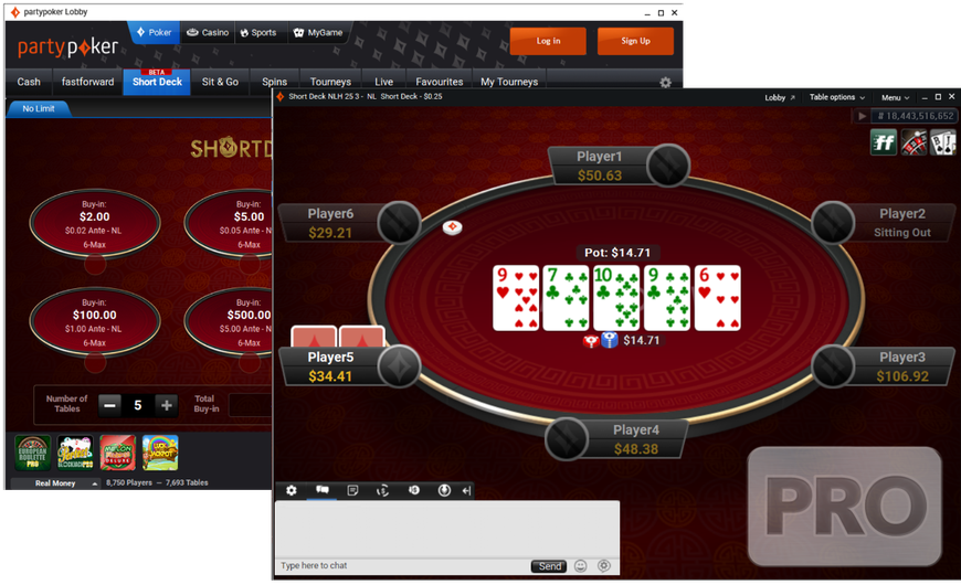 Short Deck Poker Arrives at Partypoker with a Twist