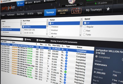 Partypoker $1 Million Sunday Tournament Overlays For Six Consecutive Weeks