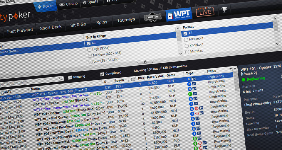 Online Poker Tournaments Today