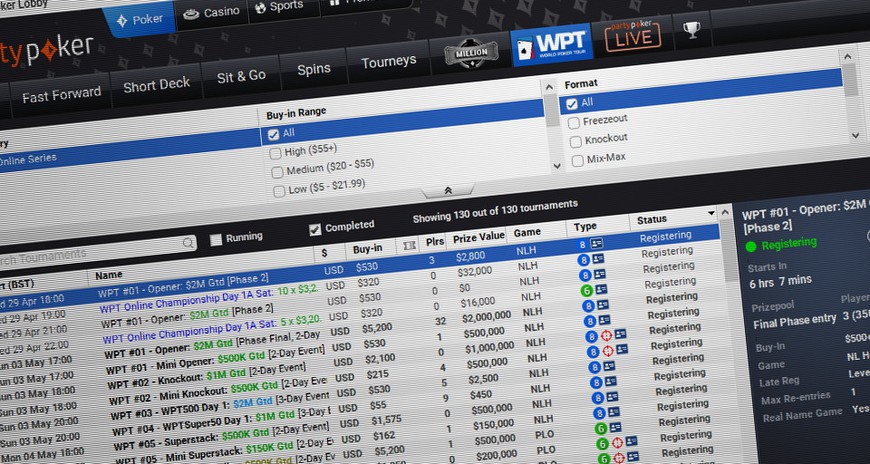 Partypoker Hosts Nearly $50 Million in Guarantees From Live Poker Tournaments Moved Online