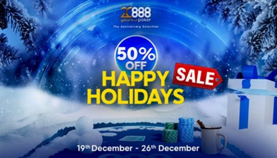 Over $300k Awarded Across 888poker Holiday Sale Tournaments