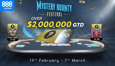 All Bounties, All the Time: The 888poker Mystery Bounty Festival
