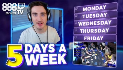 888pokerTV Unveils All-New Schedule: Your Daily Dose of Poker Awesomeness