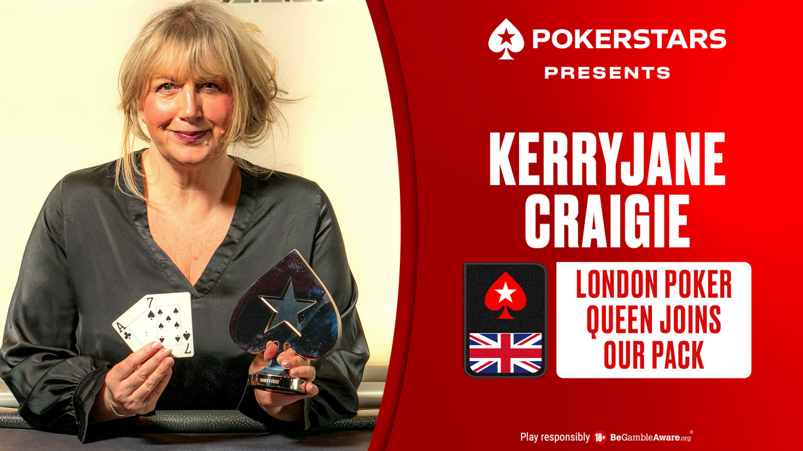 Newly Minted PokerStars Ambassador Kerryjane Craigie to Host Special Event During WSOP