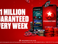 $1 Million a Week Guaranteed on PokerStars US Combined Pool