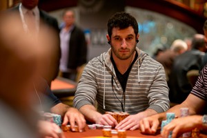 Phil Galfond pro poker player and Run it Once Poker founder is seen seated at a poker table