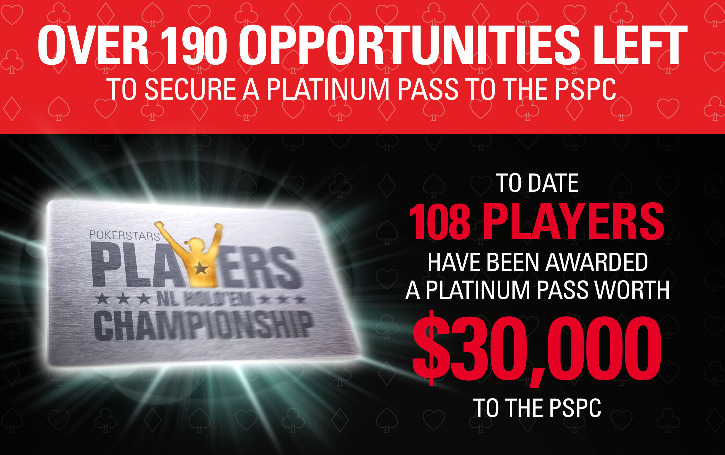 So Far 108 Players Have Won A 30,000 Platinum Pass F5 Poker