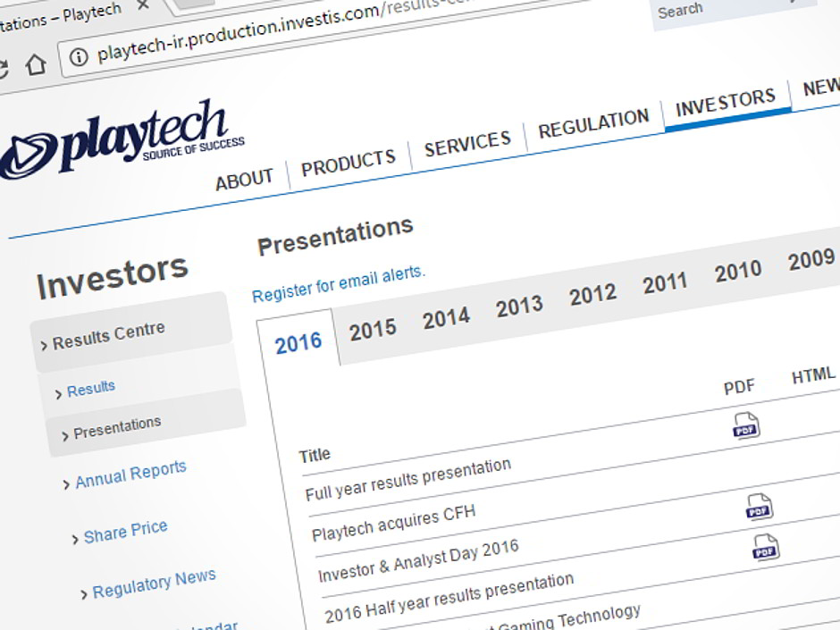 Playtech’s full year financial results for 2016 show revenue from online poker declining 19%, but the company stated that it remained dedicated to the… Playtech’s full year financial results for 2016 show revenue from online poker declining 19%, but the company stated that it remained dedicated to the…
