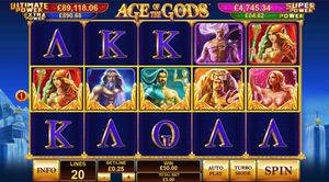 Playtech Age of the Gods slot online casinos Ontario