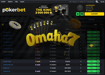 Connective Games-Powered PokerBet Introduces 7-Card Omaha Variant