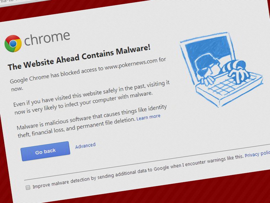 PokerNews Flagged for Distribution of Malware