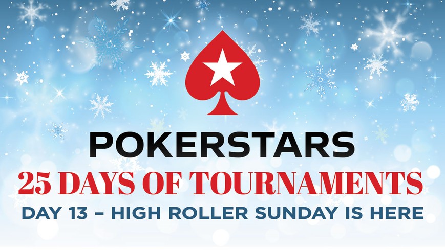 PokerStars High Roller Sunday Is Here: 25 Days of Tournaments Giveaways Galore