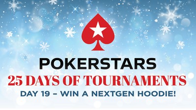 Win Free NextGen Poker Hoodie with PokerStars 25 Days of Tournaments