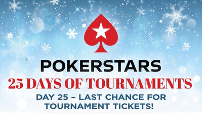 Last of the 25 Days of Tournaments Kicks Off: Win Your Share of the Final $1k Freeroll