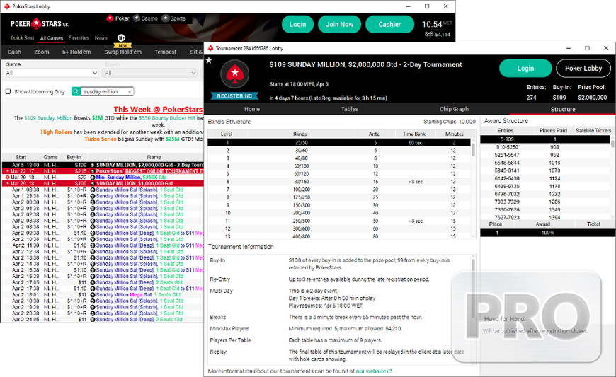For the First Time in a Decade, PokerStars Puts $2 Million Guarantee on a Regular Sunday Million
