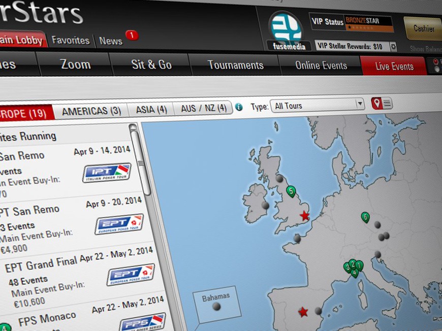 pokerstars casino software