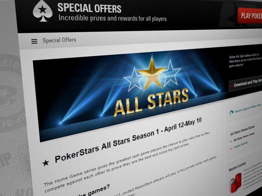 Details for PokerStars "All Stars" Experiment Revealed