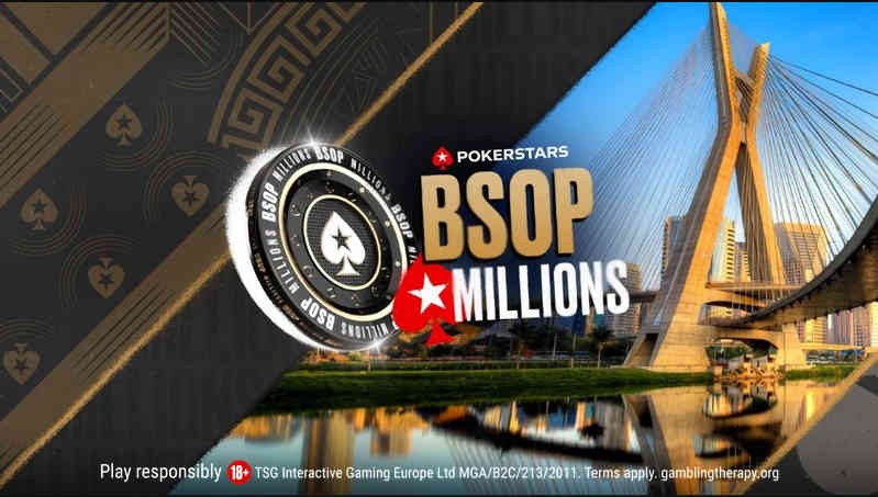 PokerStars Set to Make Poker History in Brazil With BSOP Millions This November