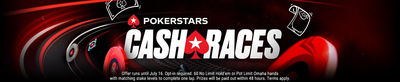 PokerStars Introduces New Cash Races, Replaces Cash Game Leaderboards