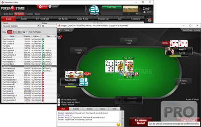 PokerStars' New All-in Cash Out Feature Rolls Out on Free Play Client