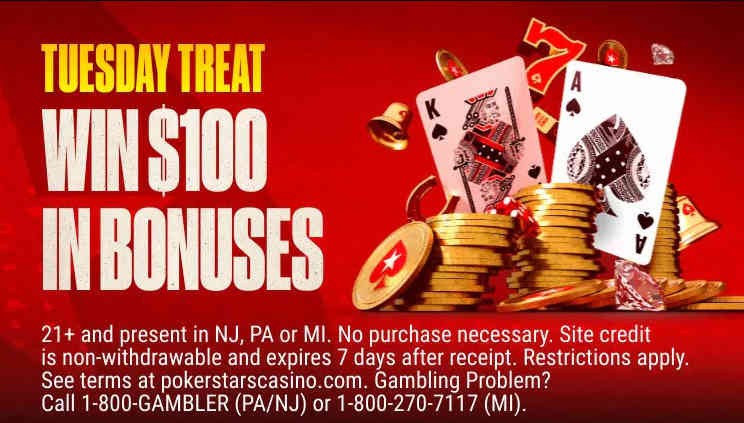 Get $100 Free at PokerStars Casino: No-Deposit, No-Login Needed!