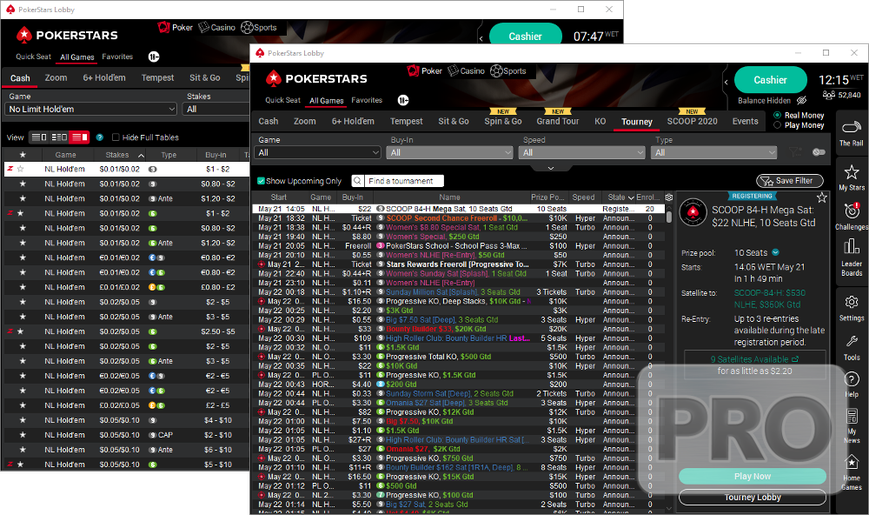 PokerStars Readies "Dark Mode" Lobby