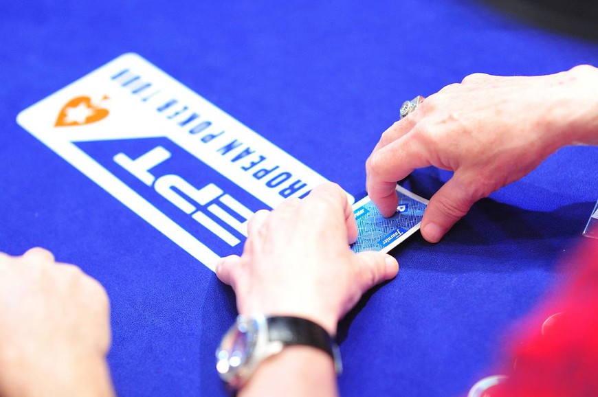 PokerStars EPT Monte Carlo Enjoys Strong Turnout. EPT Main Event attracts its second-largest turnout in history, while the FPS Main sets an all-time attendance record. hands holding cards are seen on the blue felt of a poker table with the EPT logo. PokerStars EPT Monte Carlo Enjoys Strong Turnout. EPT Main Event attracts its second-largest turnout in history, while the FPS Main sets an all-time attendance record.