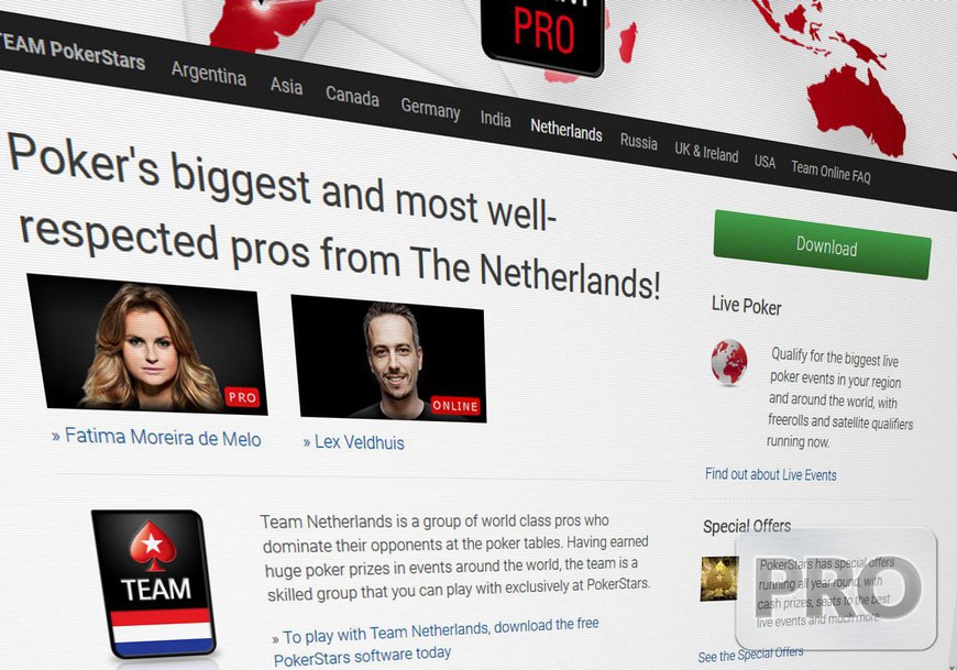 iDEAL and Team Netherlands at Heart of PokerStars' Dutch Fine