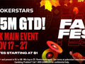 PokerStars' Fall Fest Series Kicks Off in North American Markets