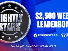 PokerStars on FanDuel Launches Nightly Stars Leaderboard With $2,500 in Weekly Prizes
