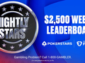 PokerStars on FanDuel Launches Nightly Stars Leaderboard With $2,500 in Weekly Prizes