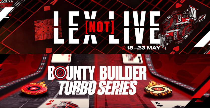 PokerStars Kicks Off Lex Not Live 2, Announces $25 Million Guaranteed Bounty Builder Turbo Series