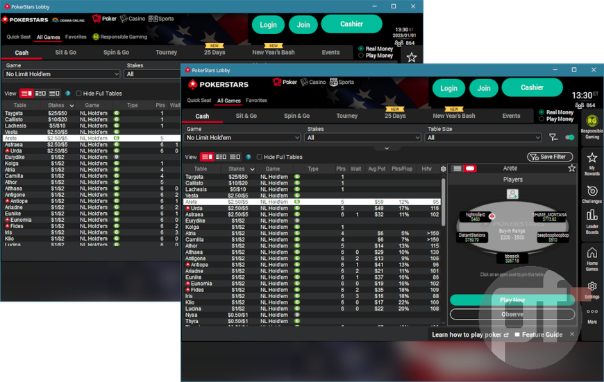 PokerStars Combines Online Poker Player Pools in New Jersey and Michigan