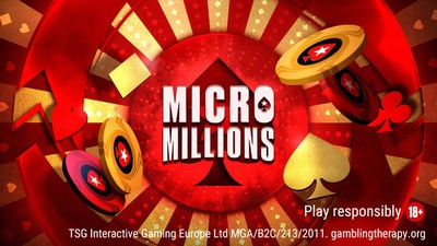 Promo Image for PokerStars micro stakes tournament series, Serving up big action for small buy-ins, PokerStars brings back the largest micro-stakes festival in online poker. MicroMillions launches with $4.3M guaranteed.