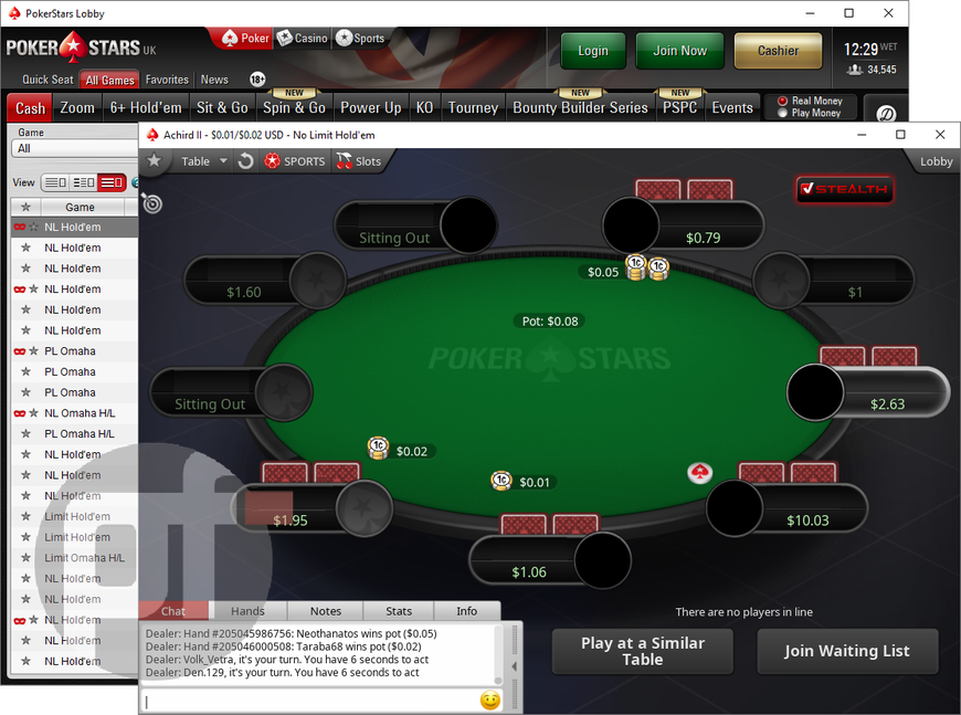 Exclusive: PokerStars to Test "Stealth Mode" Anonymous Tables