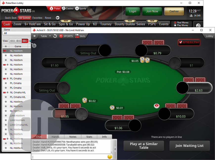 Exclusive Pokerstars To Test Stealth Mode Anonymous Tables Pokerfuse