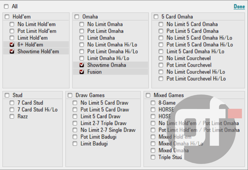 5 card draw tournament bracket