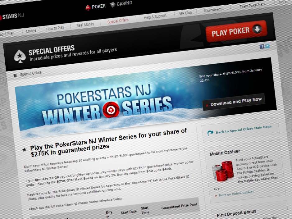 New Jersey Online Poker Tournaments