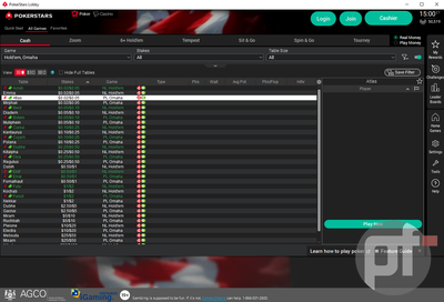 Screenshot of PokerStars Ontario online poker client. Here is the exclusive first glimpse of PokerStars Ontario software and what the operator has in store for players in Canada's largest province.