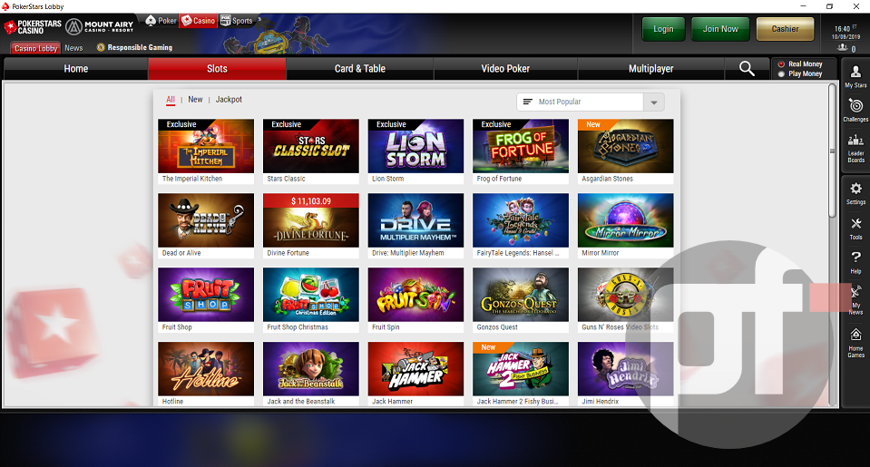 The best slot games