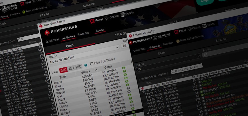 Lalu Lintas Permainan Tunai: Di ​​Pasar Poker Online AS, PokerStars USA Mengendalikan Tertinggi