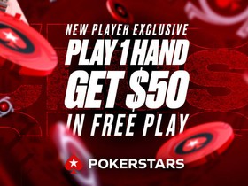 PokerStars PA Launches New Welcome Bonus Offering $50 in Free Play
