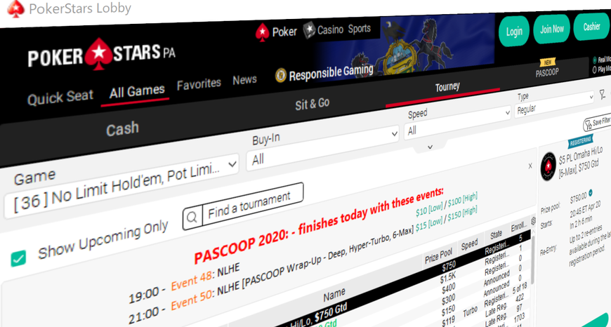 PASCOOP Smashes Guarantees, PokerStars PA Awards Over $3 Million