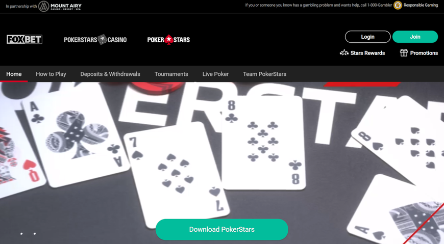 Pokerstars down deals