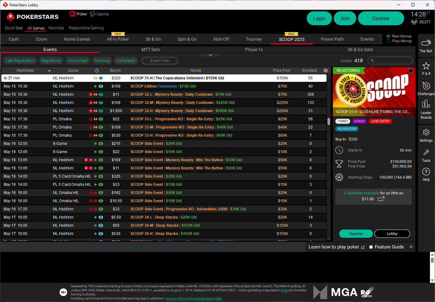 New to SCOOP? Here’s Your Ultimate Guide to Making the Most of PokerStars’ Flagship Series - This guide helps new players make the most of SCOOP 2025 with handy tips on when to play, which formats to try, and how to get good value without spending... New to SCOOP? Here’s Your Ultimate Guide to Making the Most of PokerStars’ Flagship Series