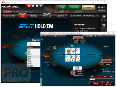For a "Limited Time Only," PokerStars Launches Split Hold'em