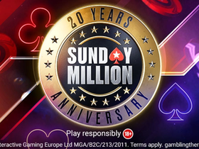 PokerStars' $5 Million Sunday Million Anniversary Starts This Sunday, Runs All Summer