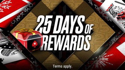 25 Days of Christmas: Win Merry Daily Rewards on PokerStars US